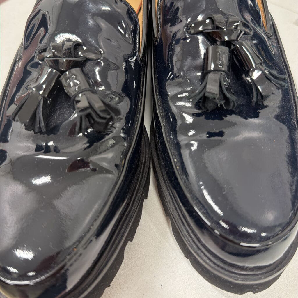 Black Patent Leather Loafer, 37.5