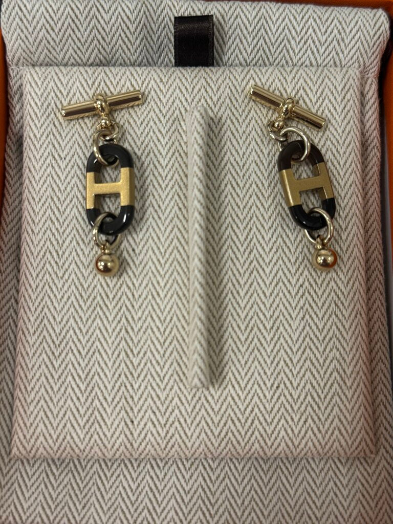 Horn & Lacquer "Sur Mer" Drop Earrings (full set)