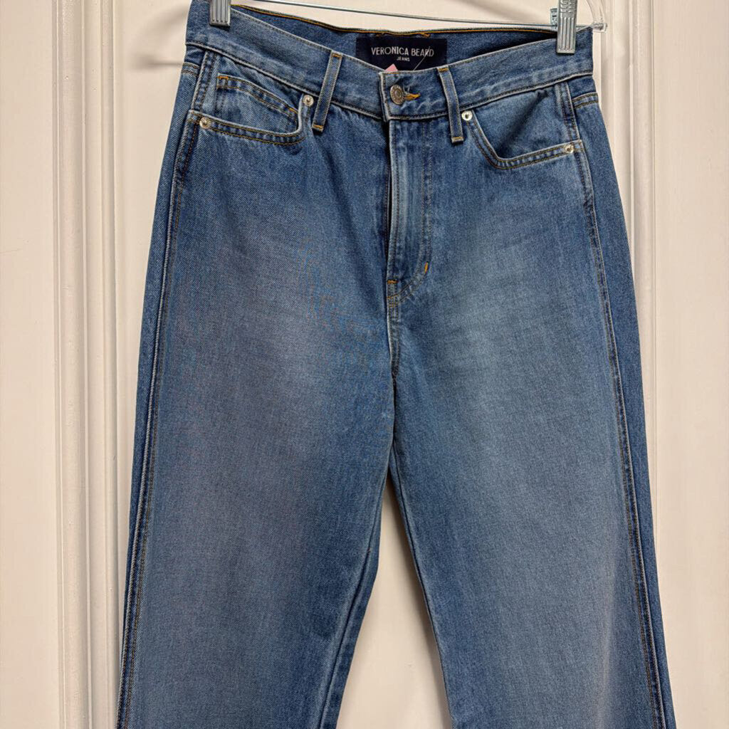 Medium Wash Straight Leg Jean