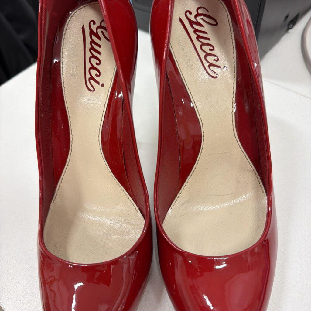 Gucci Red Patent Pump