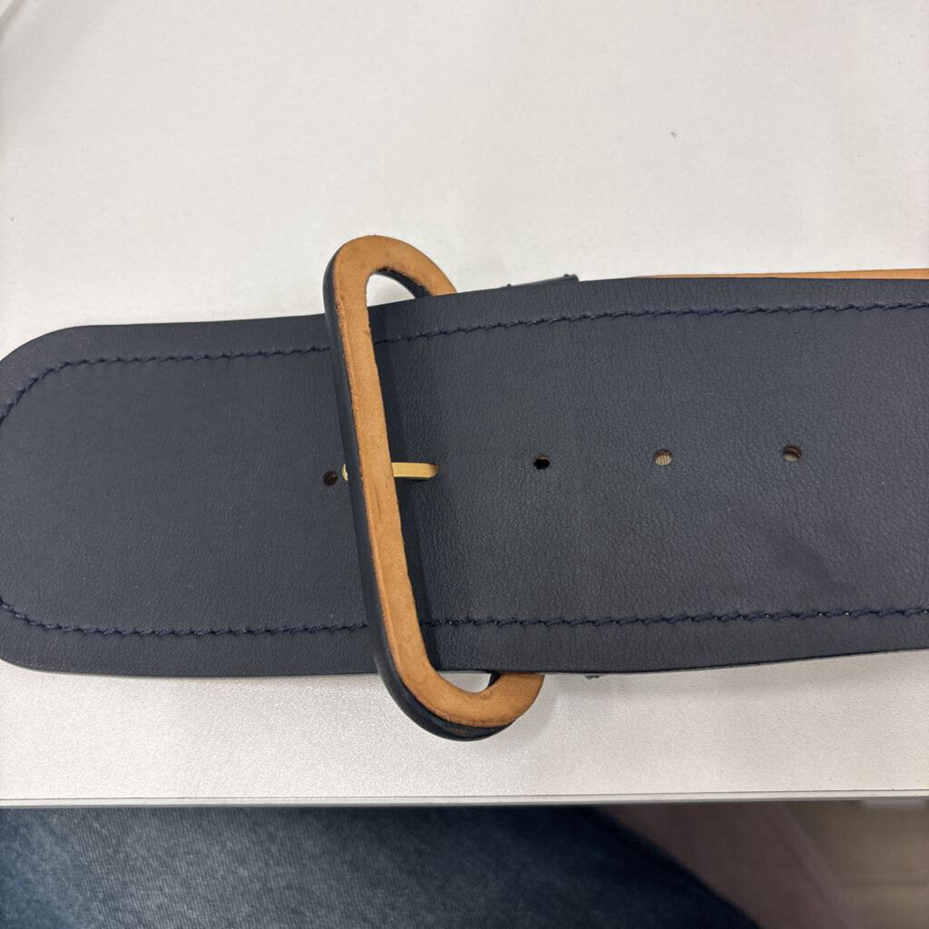 Max Mara Black Leather Belt