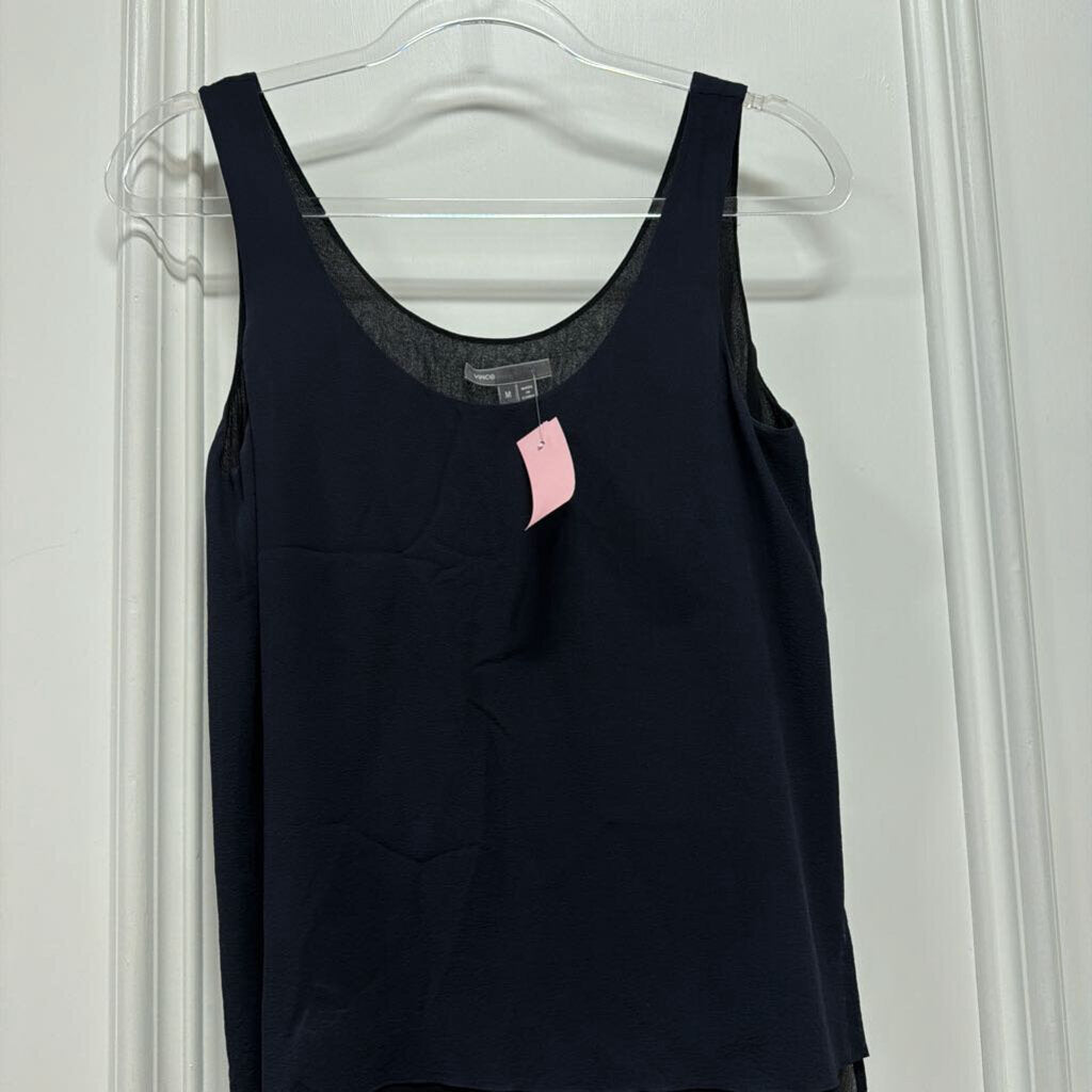 Navy/Black Layered Tank