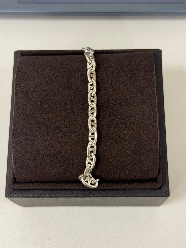 Sterling Silver Chain d'Ancre Bracelet, Small Model (full set)