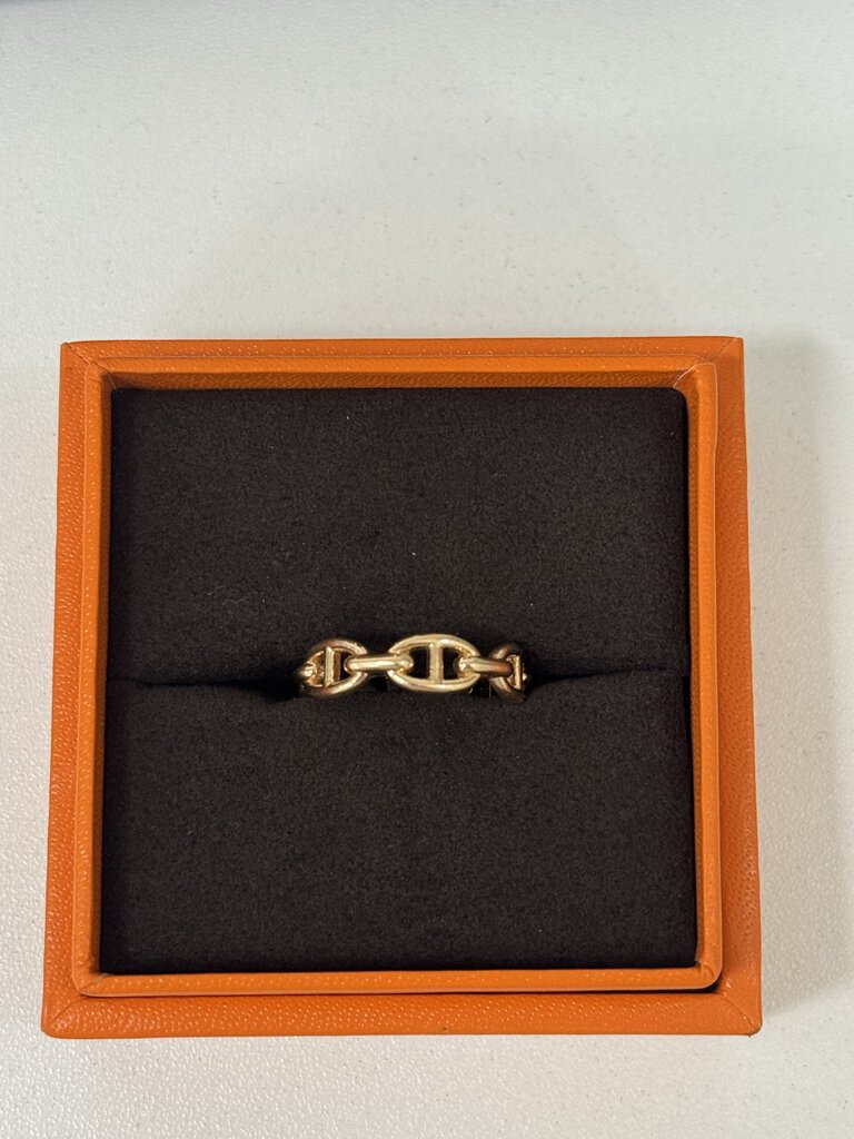 18k Rose Gold Chaine d'Ancre Enchainee Ring (w/ box)