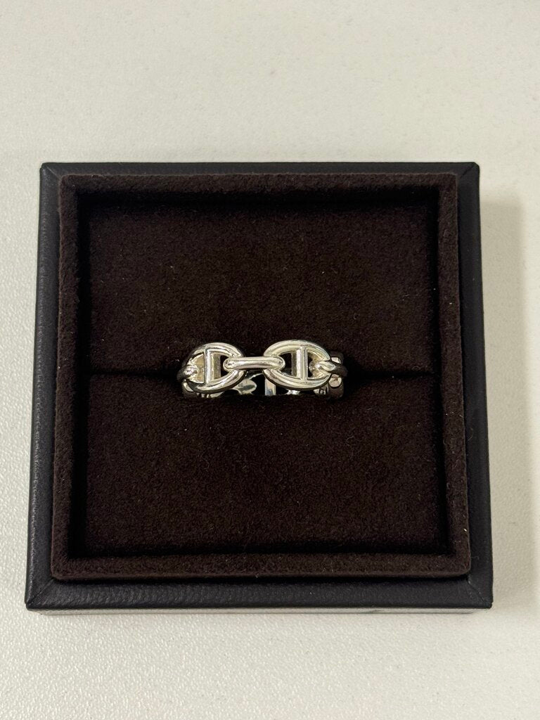 Sterling Silver Chaine d'Ancre Enchainee Ring (w/ box)