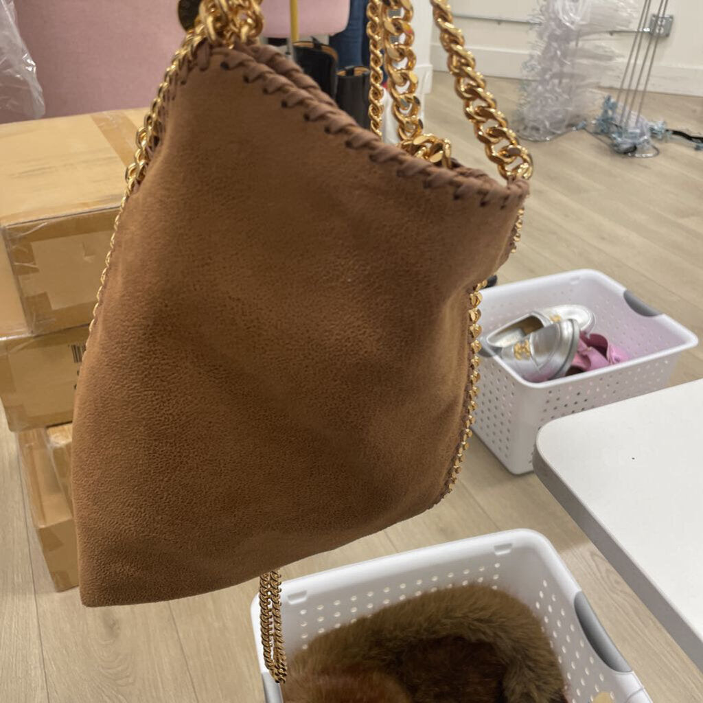 Brown Suede Bag