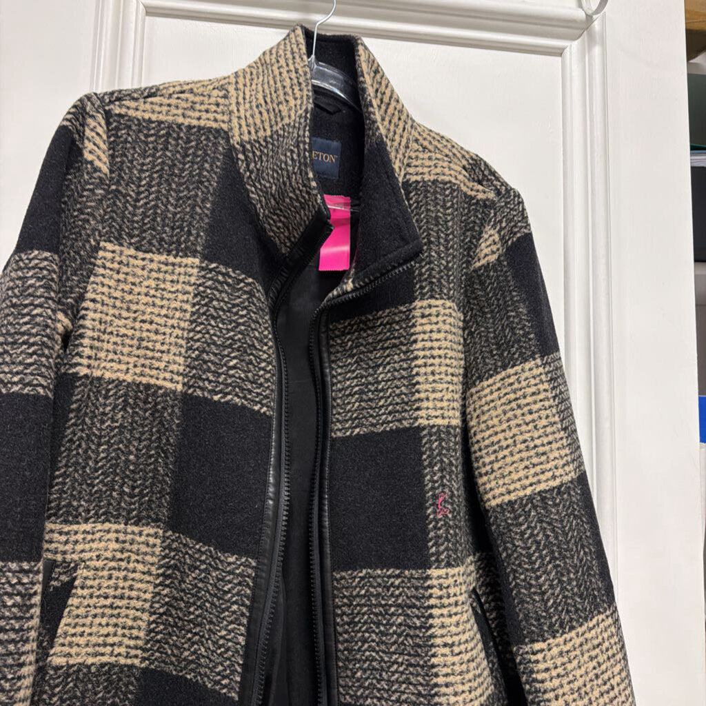 Brown/Black Wool Coat