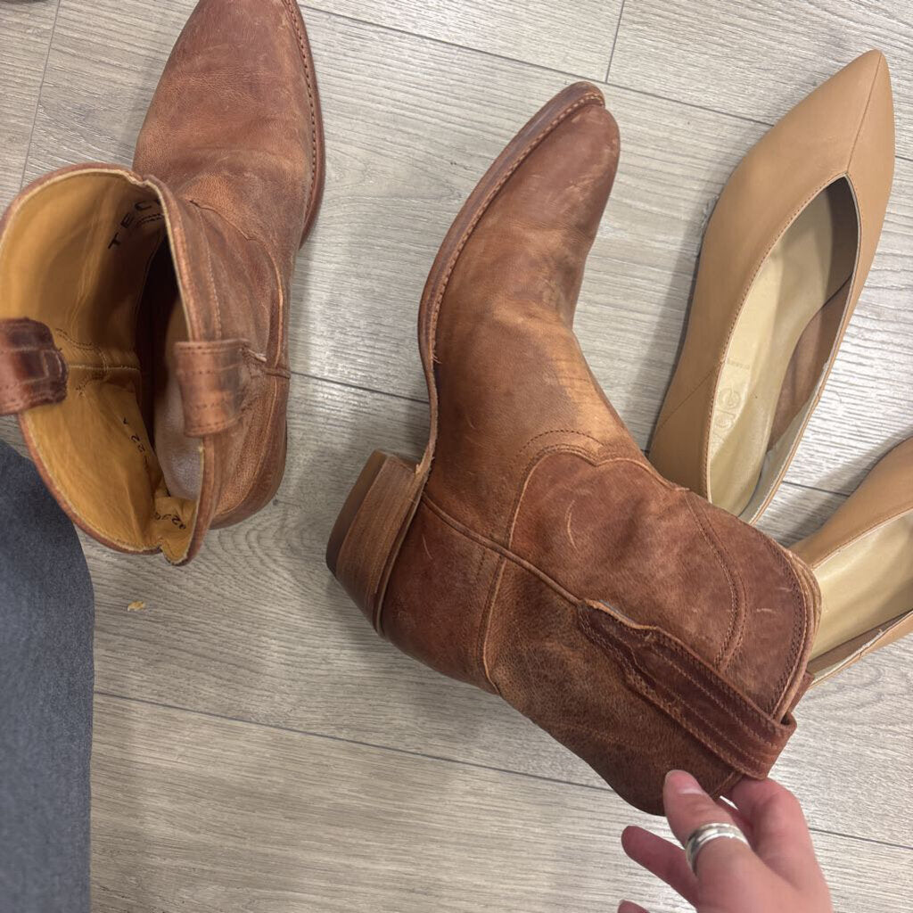 Brown Leather Cowboy Boot