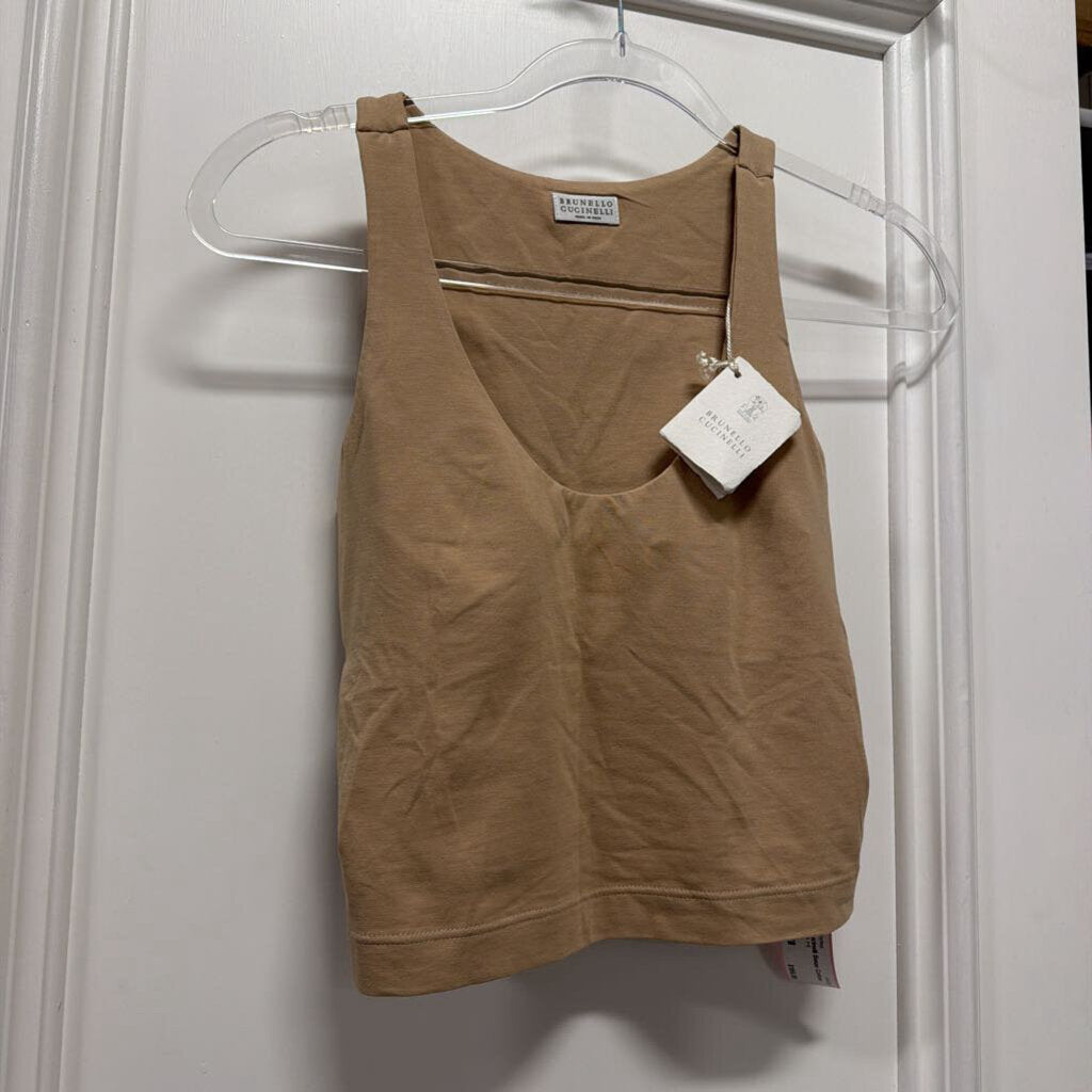 Beige Cotton Tank (NWT)