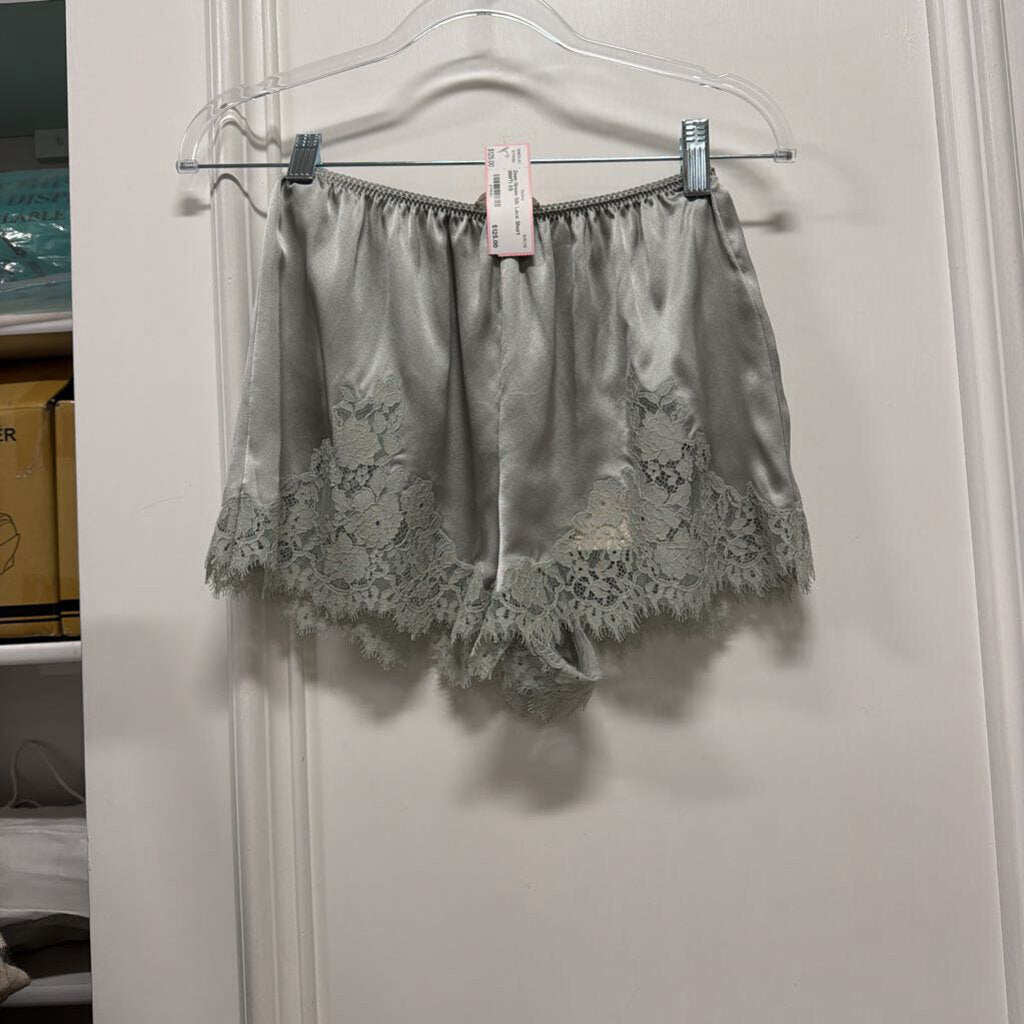 Green Silk Lace Short (NWT)