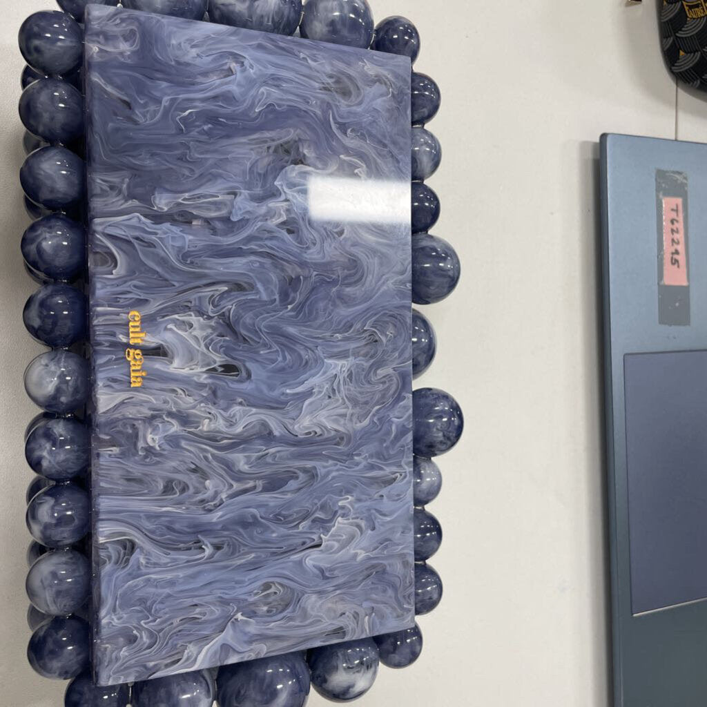 Purple Acryllic Box Clutch(398)