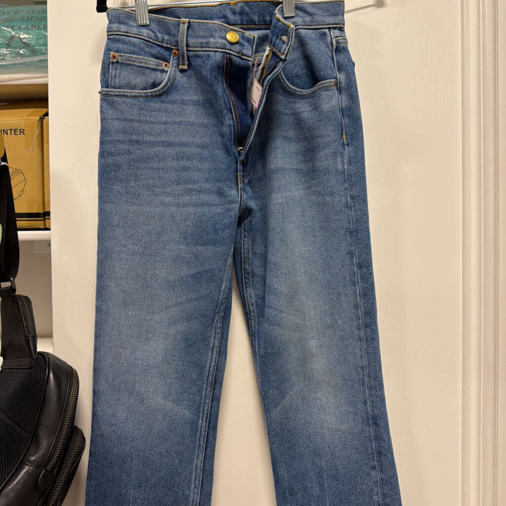 Medium Wash Straight Leg Jean