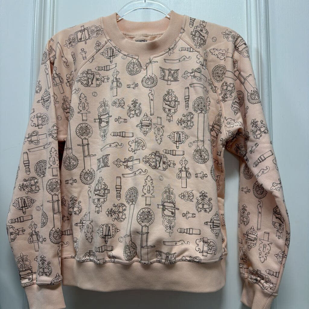 Pink Cotton 'Ferronnerie Remix' Sweatshirt