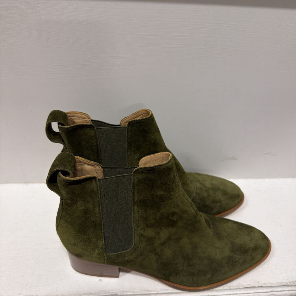 Rag & Bone Olive Suede Ankle Boot