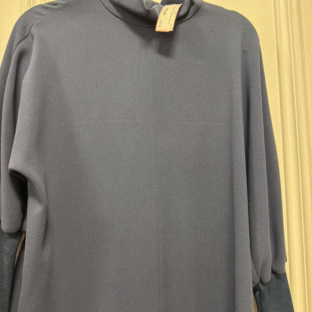 Navy Triacetate Top