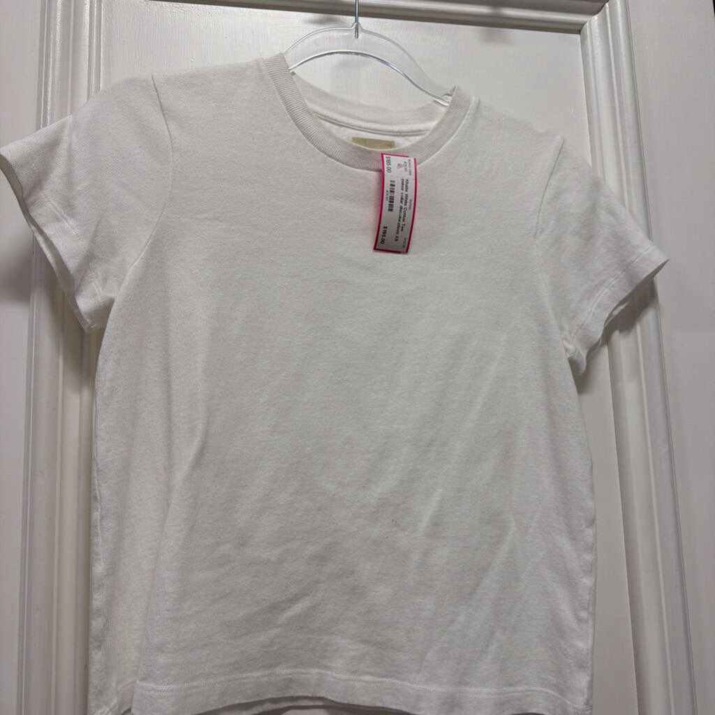 White Cotton Tee (minor collar discoloration)