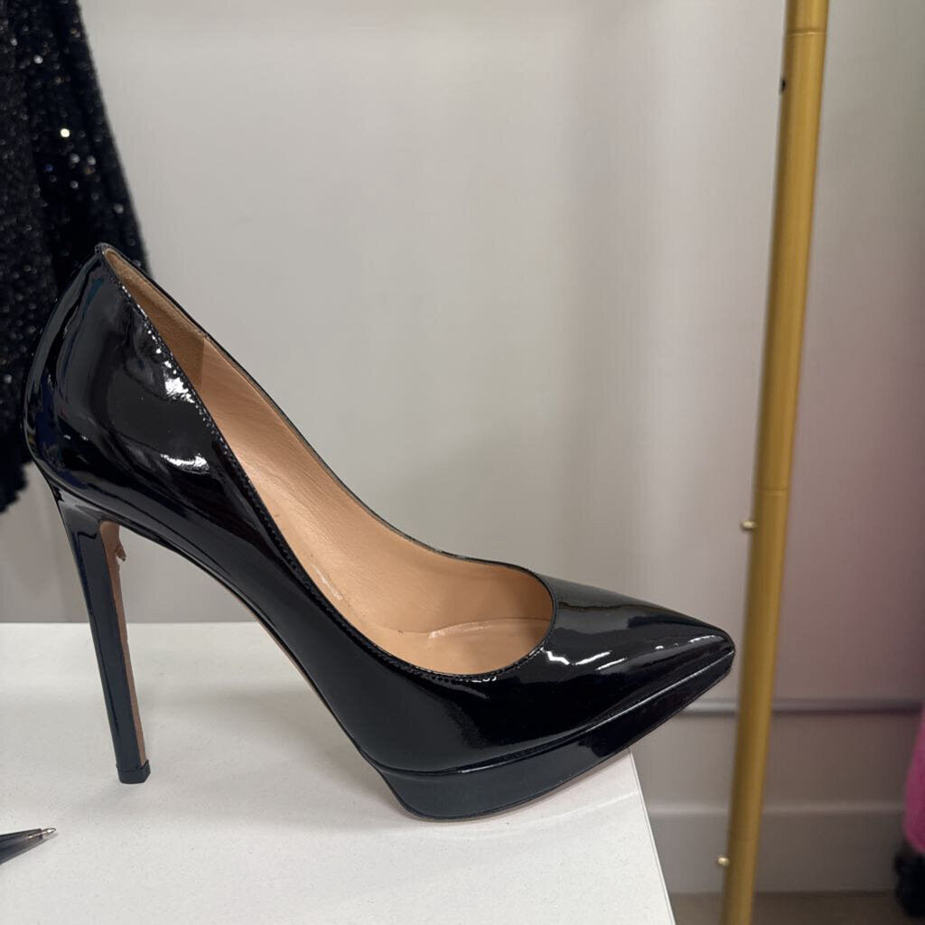 Black Patent Pumps