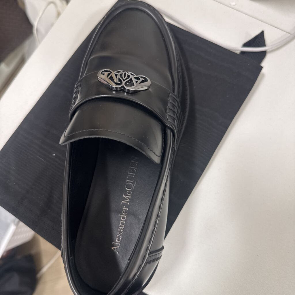 Black Leather Loafers