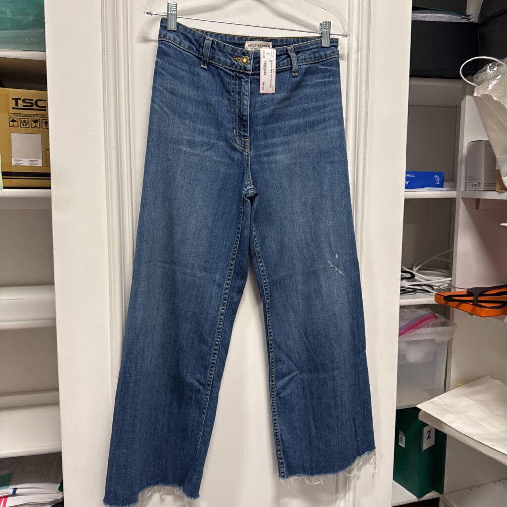 Blue Wide Leg Jean