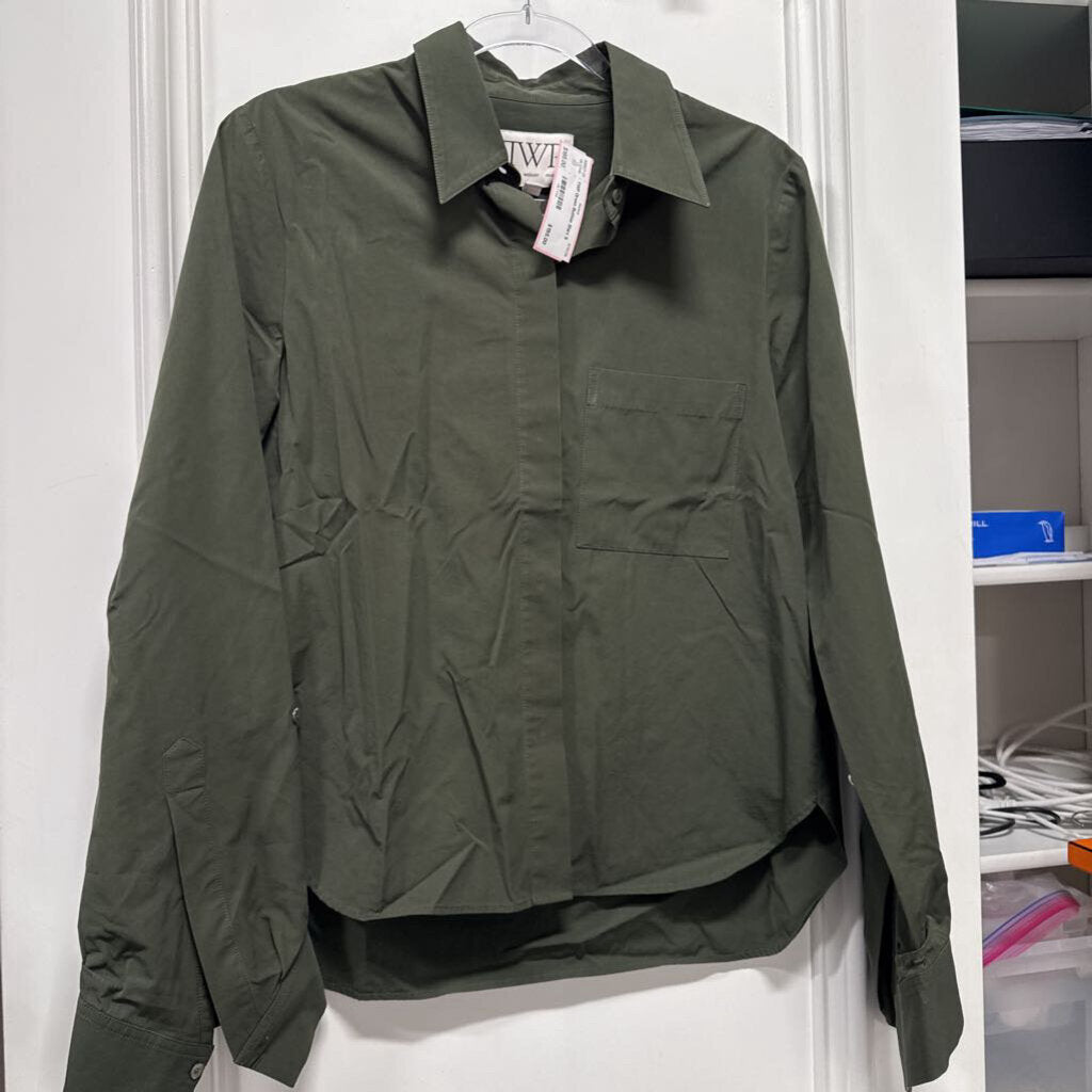 Green Button Shirt