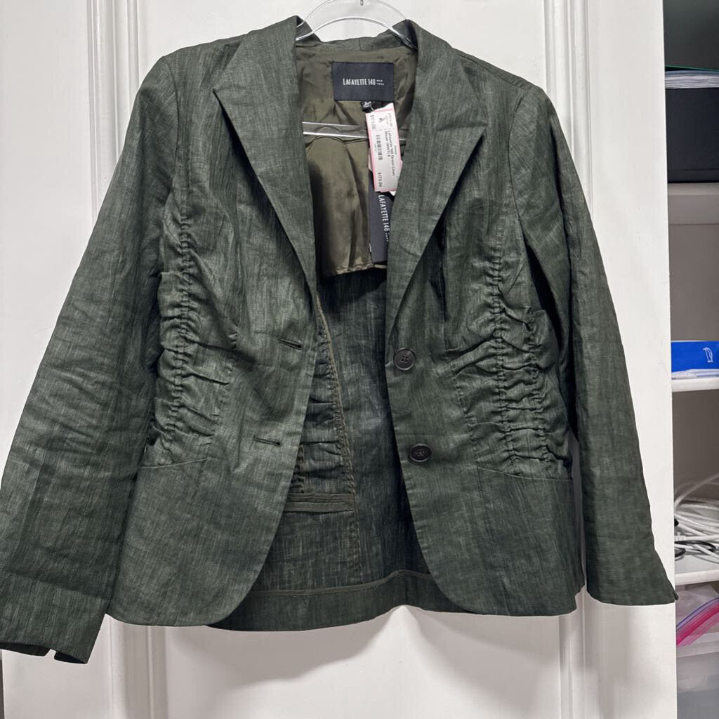 Green Linen Blazer (NWT)