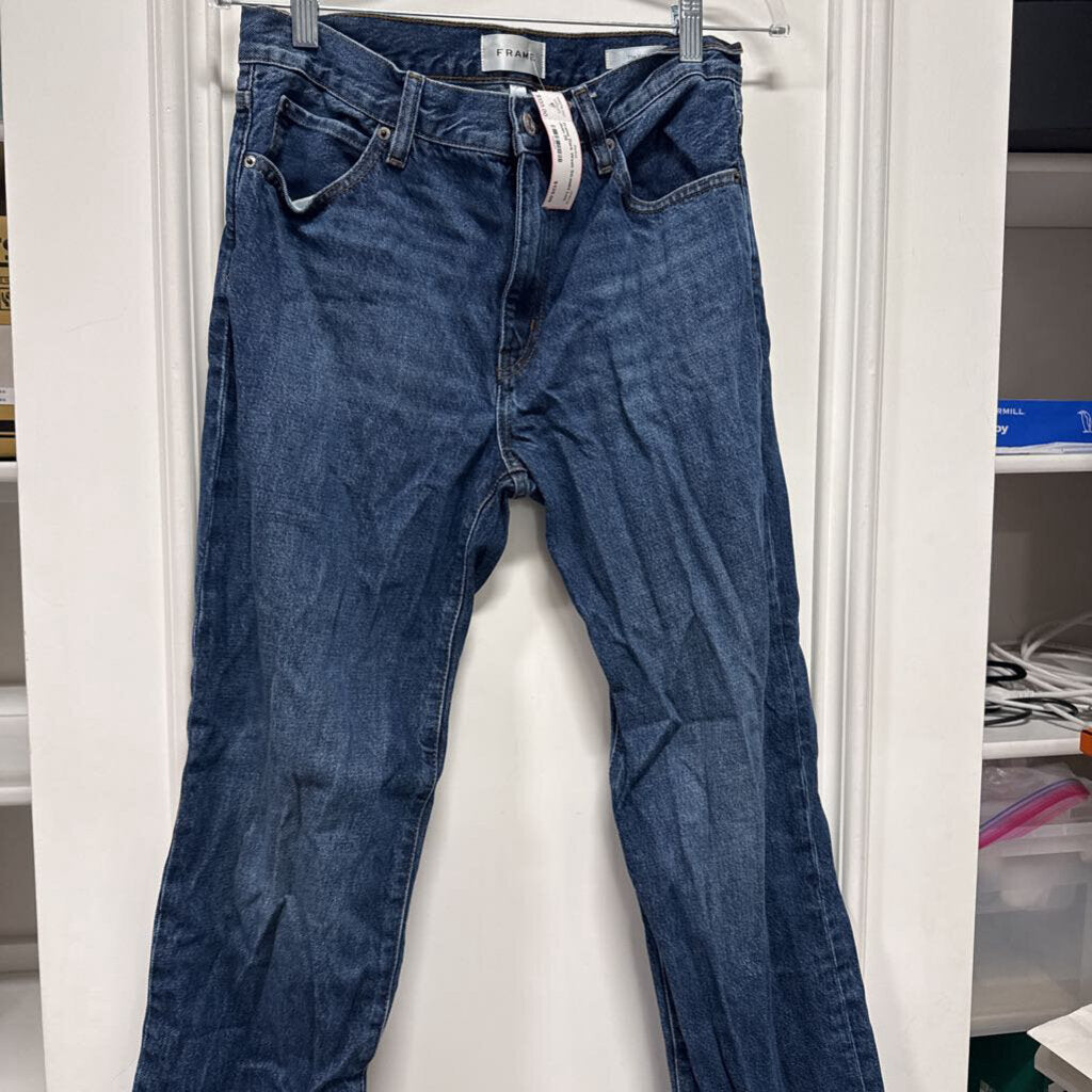 Dark Wash Straight Leg Jean