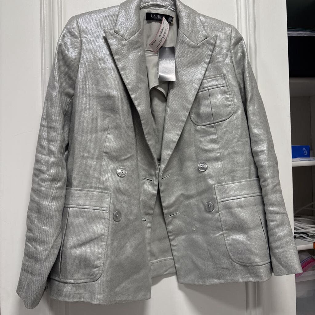 Metallic Linen Blazer (NWT)