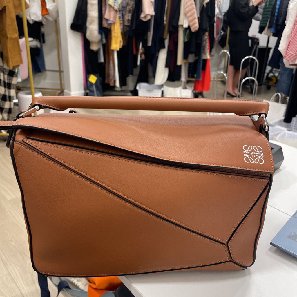 Tan Leather Edge Bag (2990)