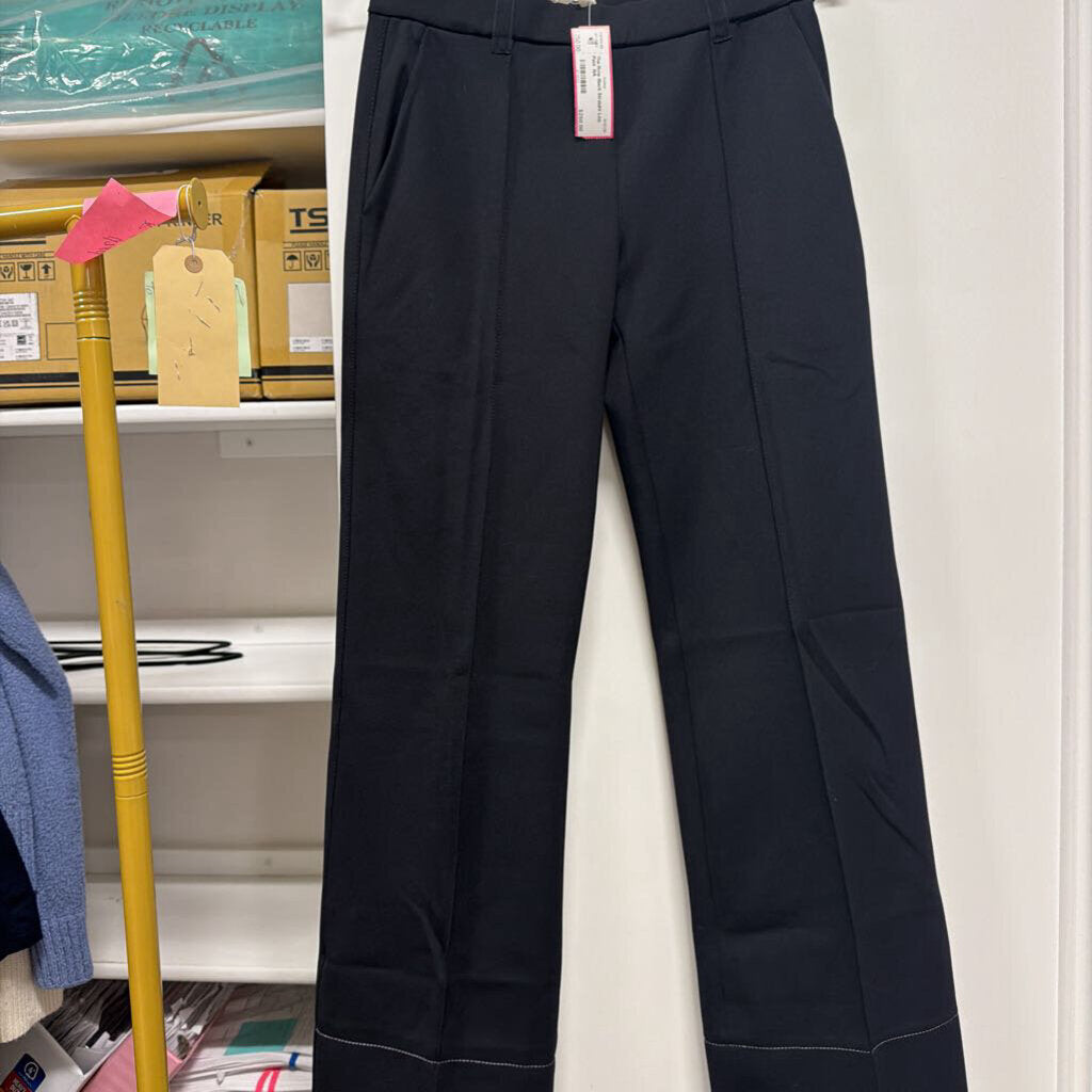 Black Straight Leg Pant