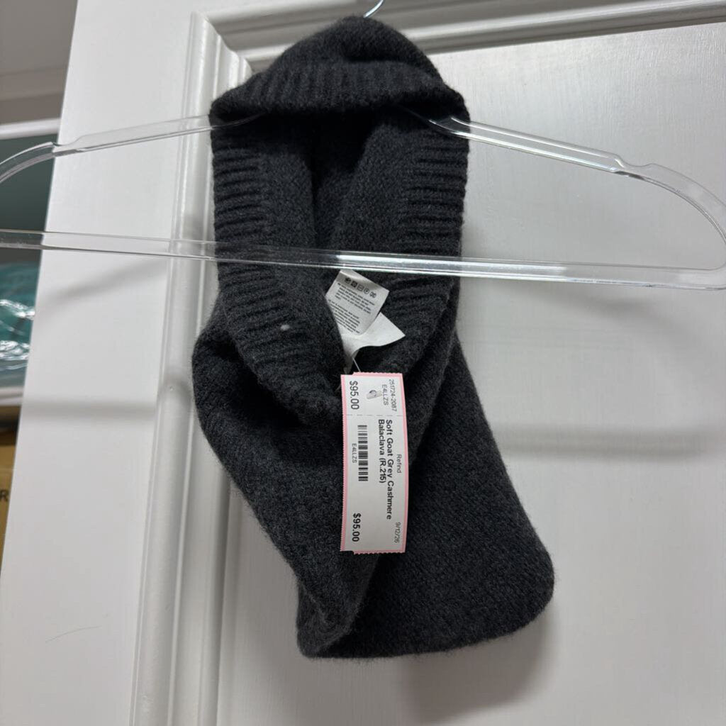 Grey Cashmere Balaclava (R.215)