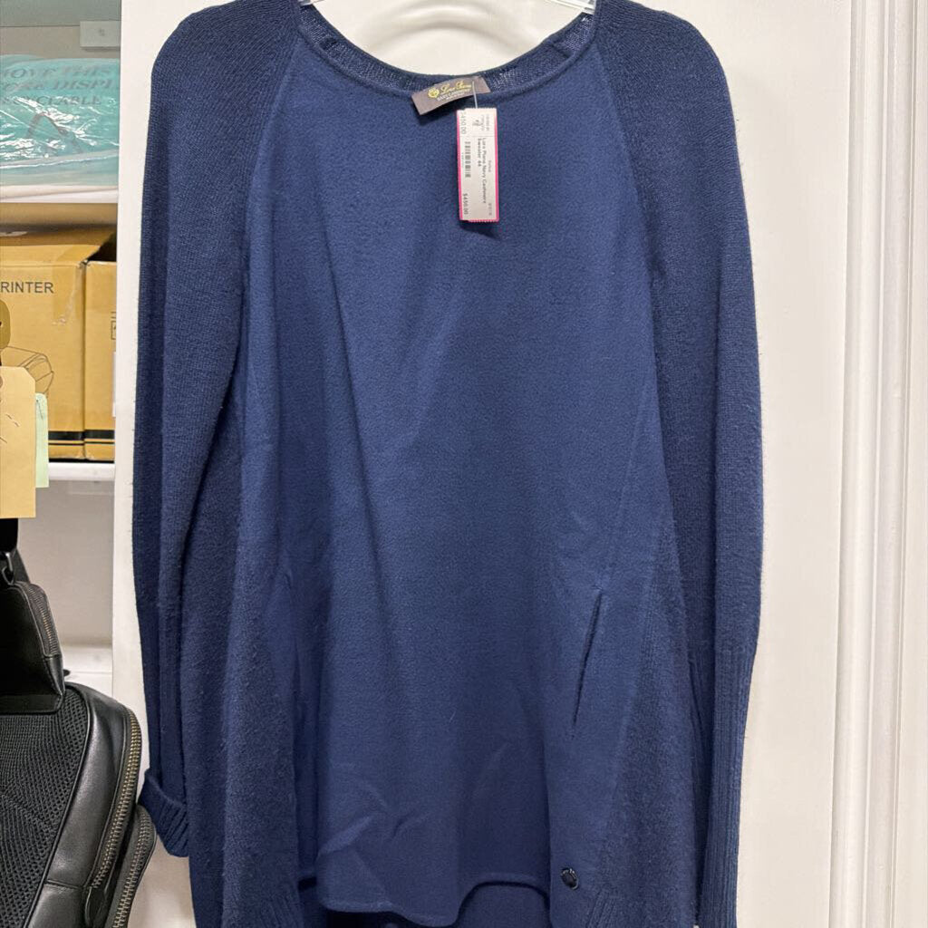 Navy Cashmere Sweater