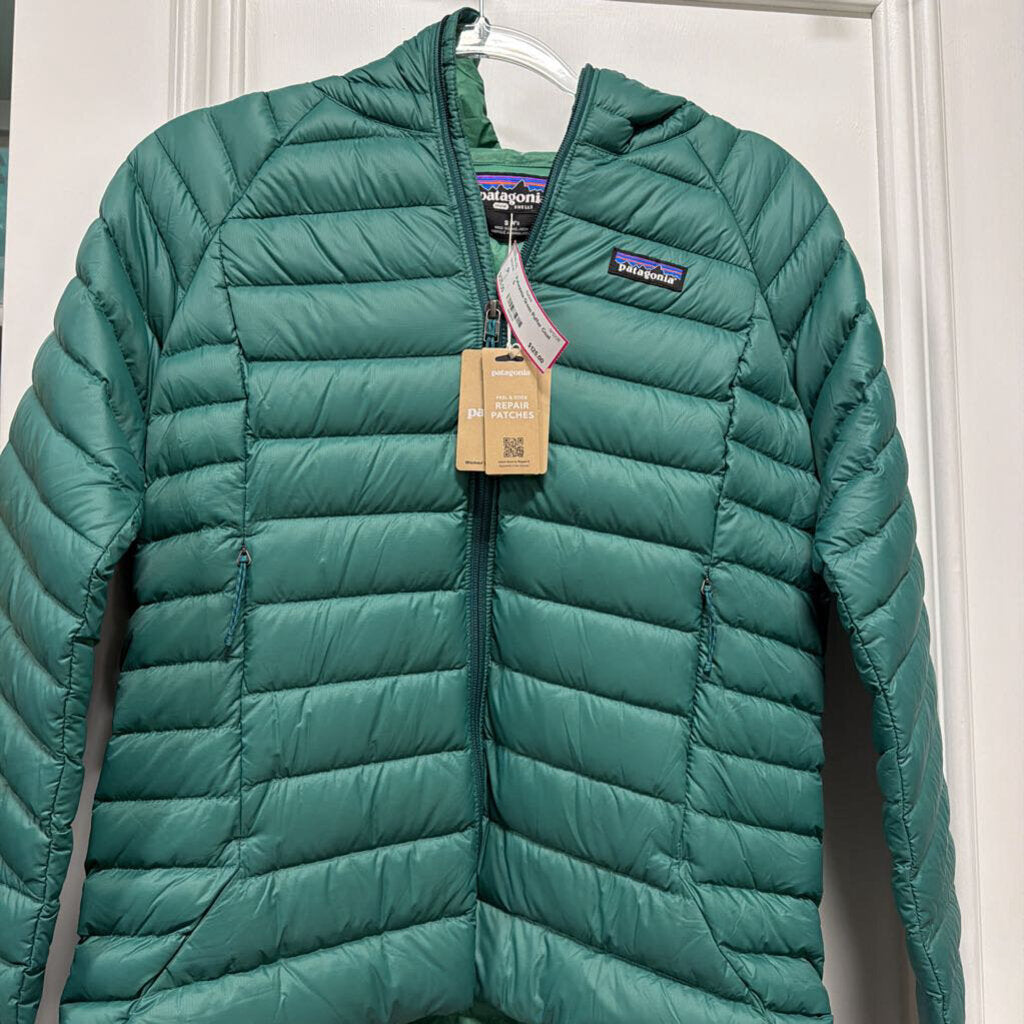 Green Puffer Coat