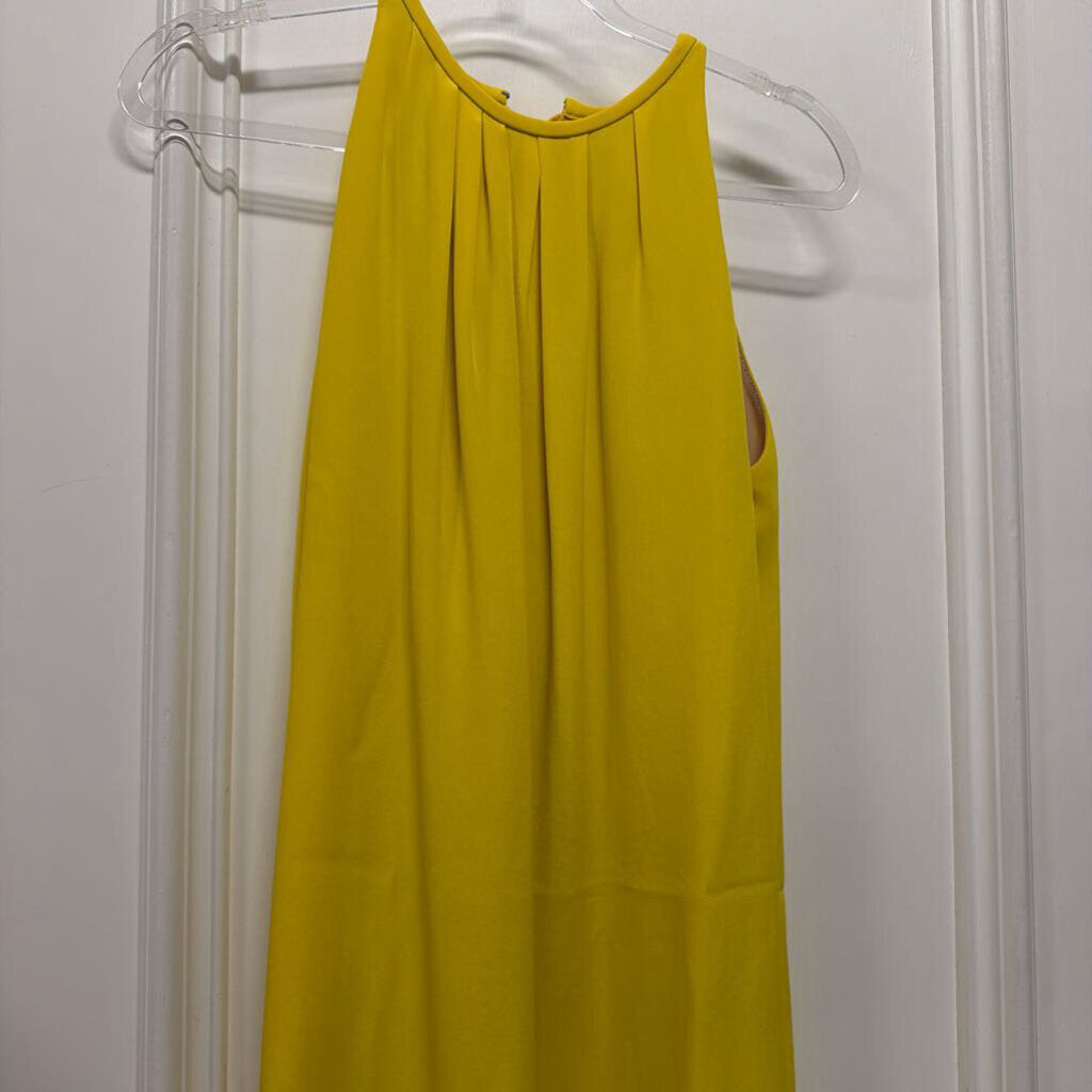 Yellow Silk Dress