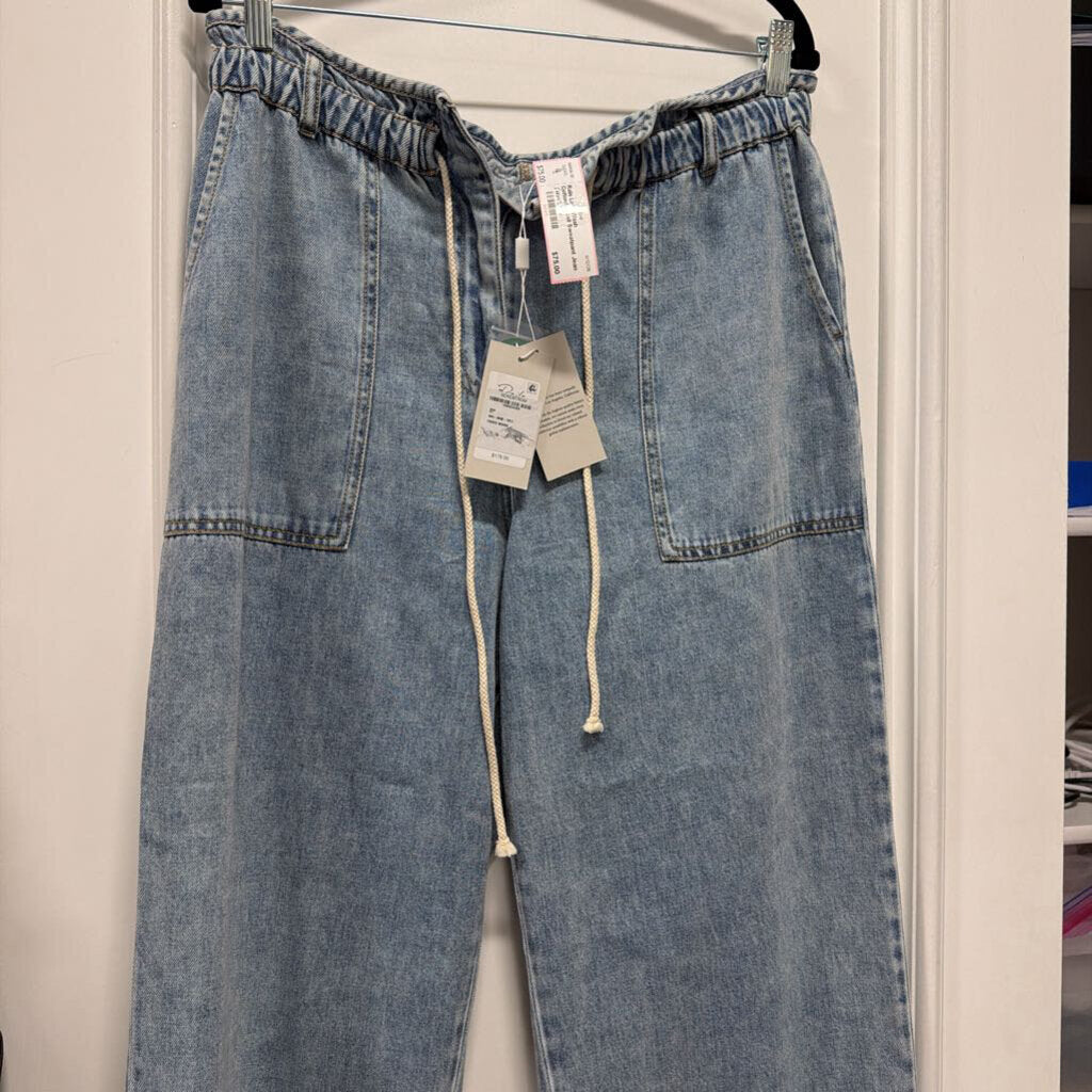 Light Wash Cotton/Lyocell Sweatpant Jean (NWT)