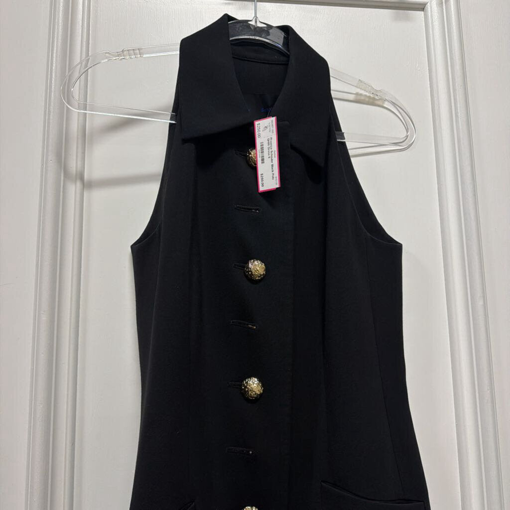Black Poly GHW Dress