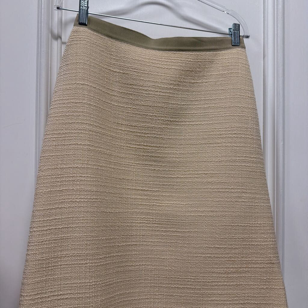 Cream Wool Skirt