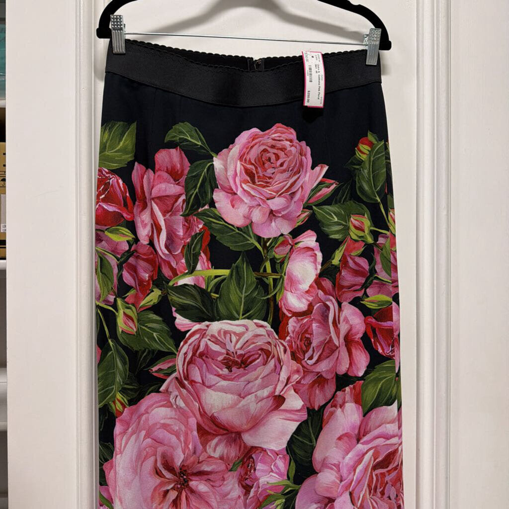 Pink Floral Skirt