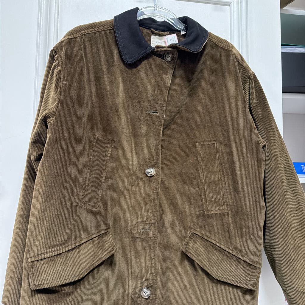 Olive Corduroy Barn Jacket
