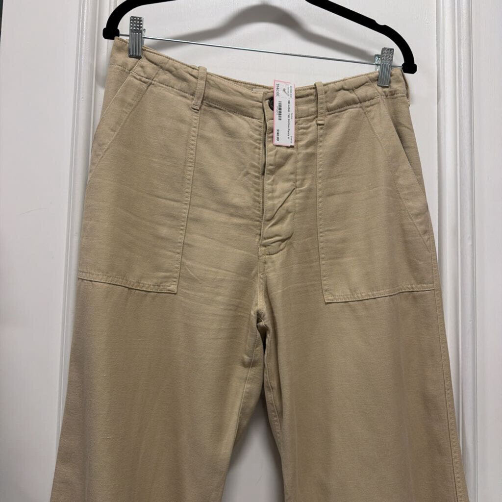 Tan Cotton Pants