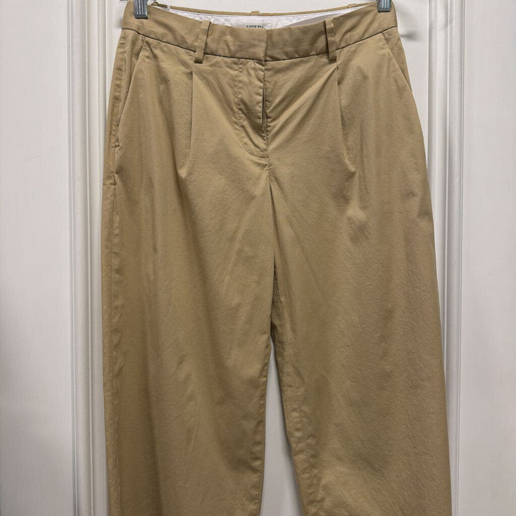Khaki Cotton Chino Pants