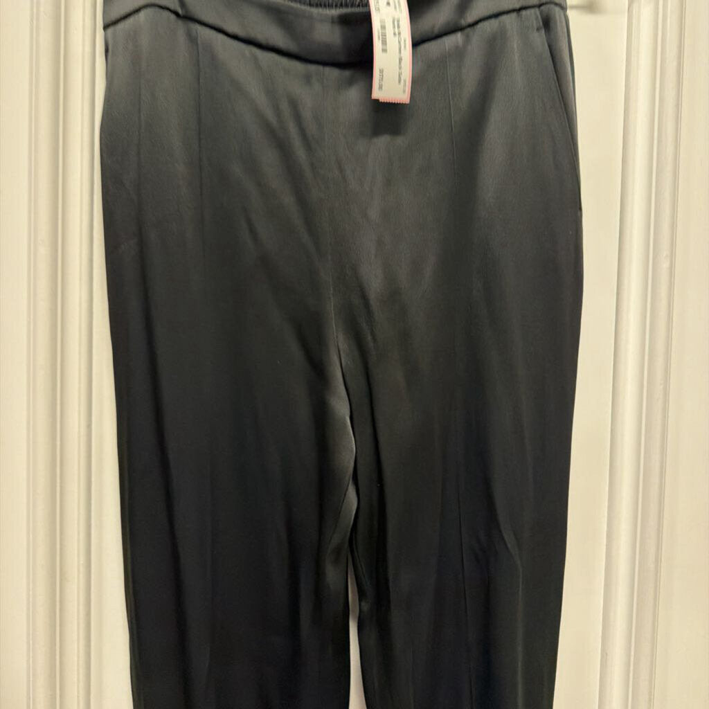 Black Satin Pants