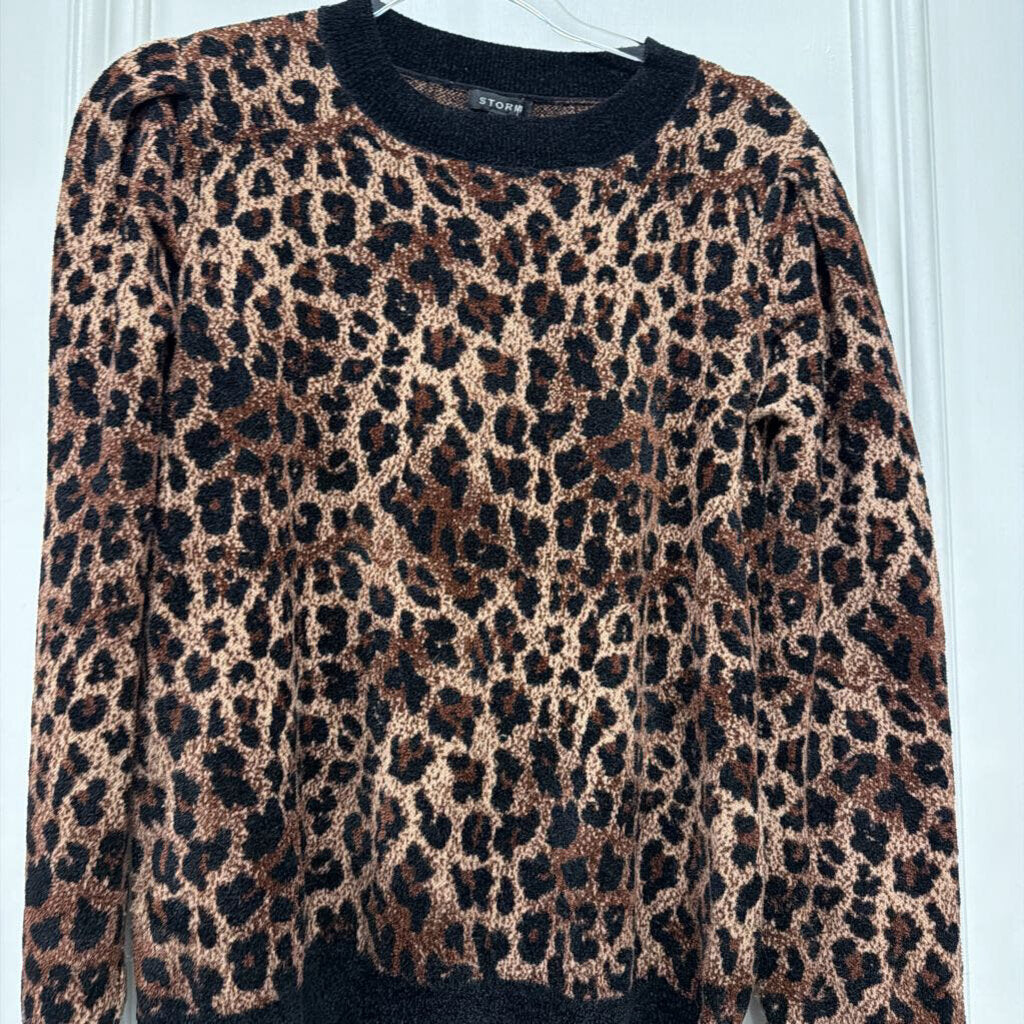 Animal Print Viscose Sweater