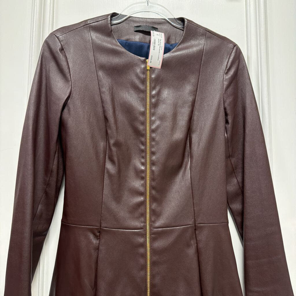 Burgundy Leather Jacket
