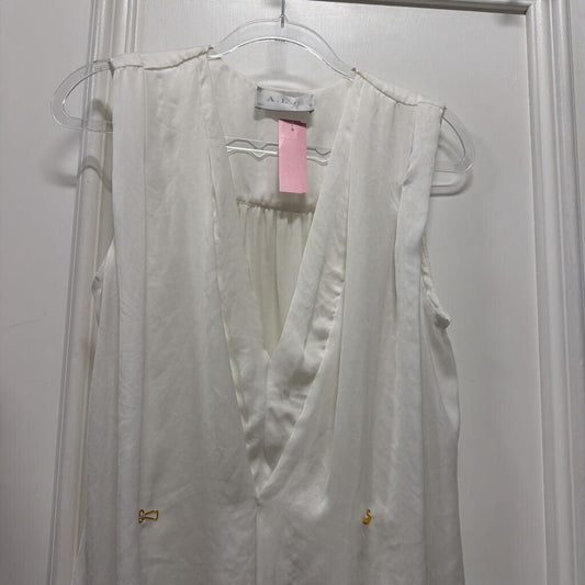 White Sleeveless Blouse