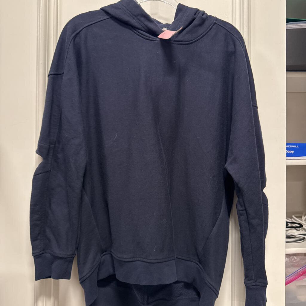 Navy Blue Cotton Hoodie Sweatshirt