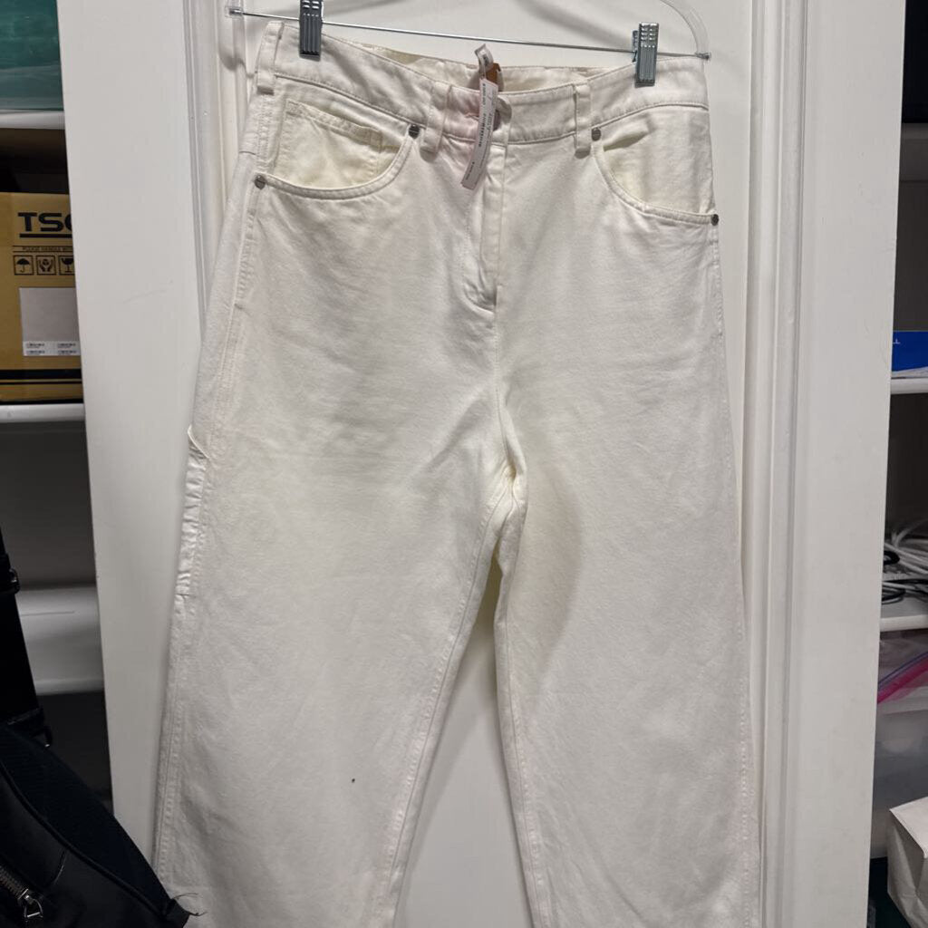 White Cotton/Linen Pants