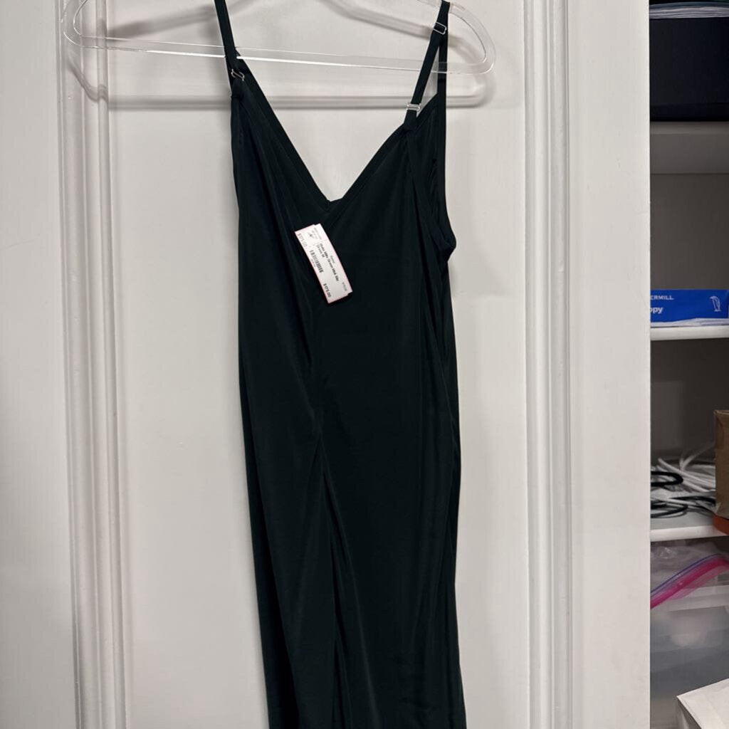 Green Midi Slip Dress