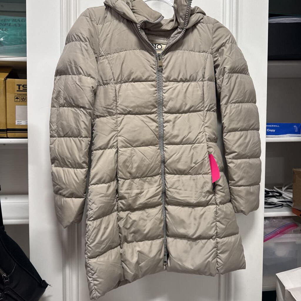 Grey Down Puffer Coat