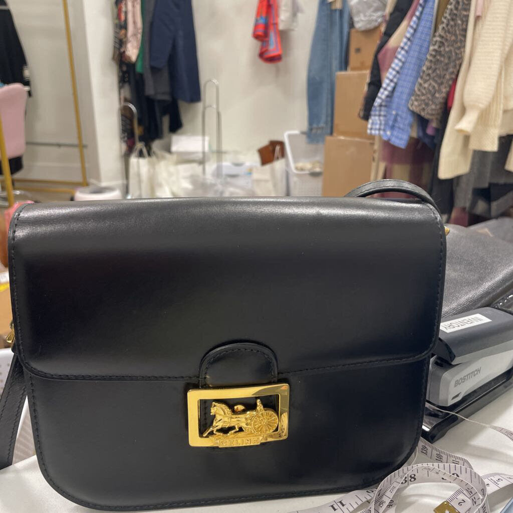 Black Horse Carrige Shoulder Bag