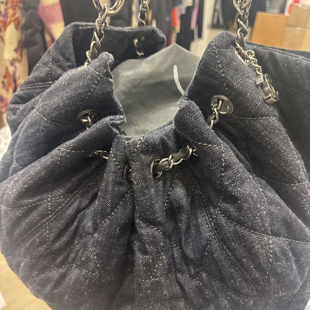 Blue Denim Coco Cabas XL Tote
